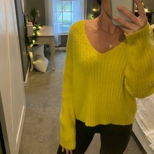 Topshop Yellow Sweater